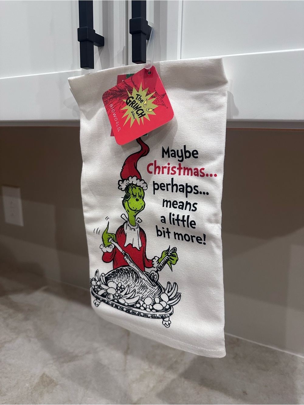 NWT! The Grinch Holiday Kitchen Towel